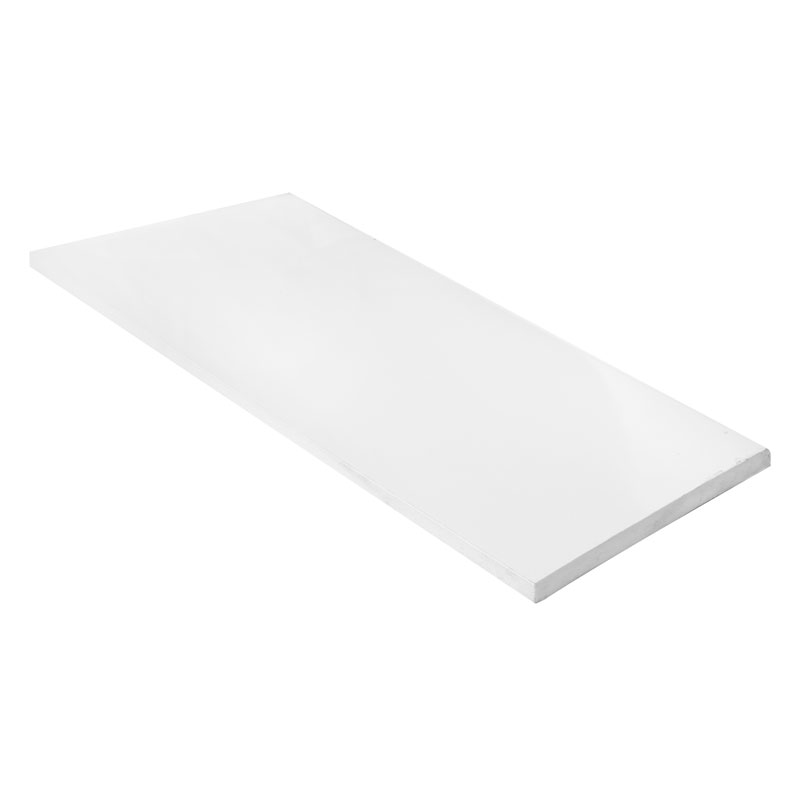 16X100mm Flat Fascia Board White Single Round Edge