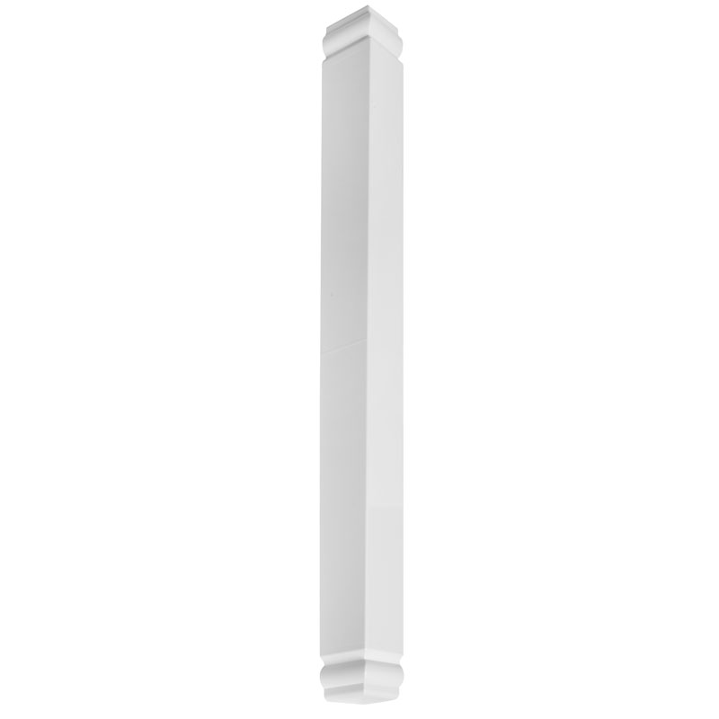 600mm 90\302\260 External Fascia Corner White Ogee