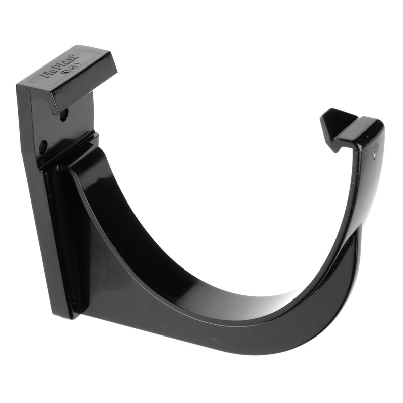 115mm Fascia Bracket D/Flow White Pvc