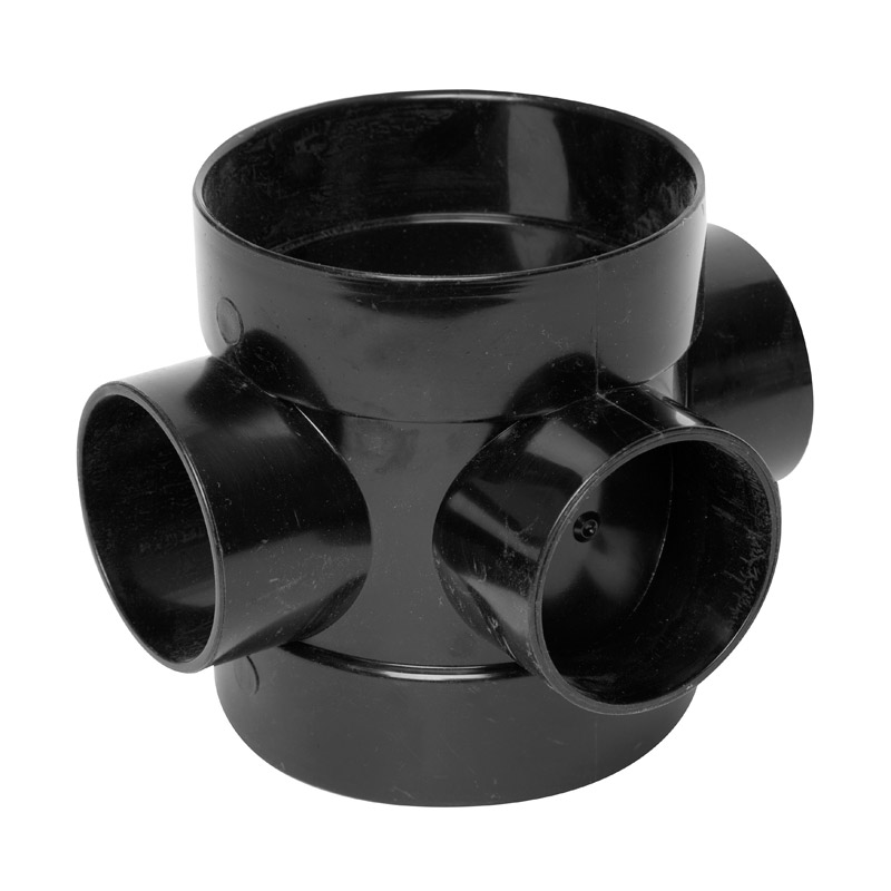 Boss Pipe S/Sw Black 110mm