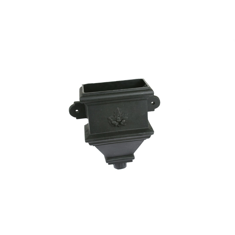 Bath Hopper Cast Iron Style Black