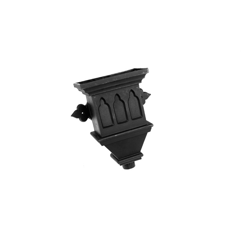 Gothic Hopper Cast Iron Style Black