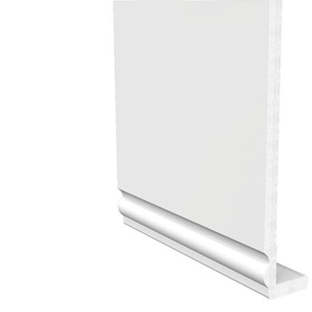 200mm Ogee Capping Board White S/Leg