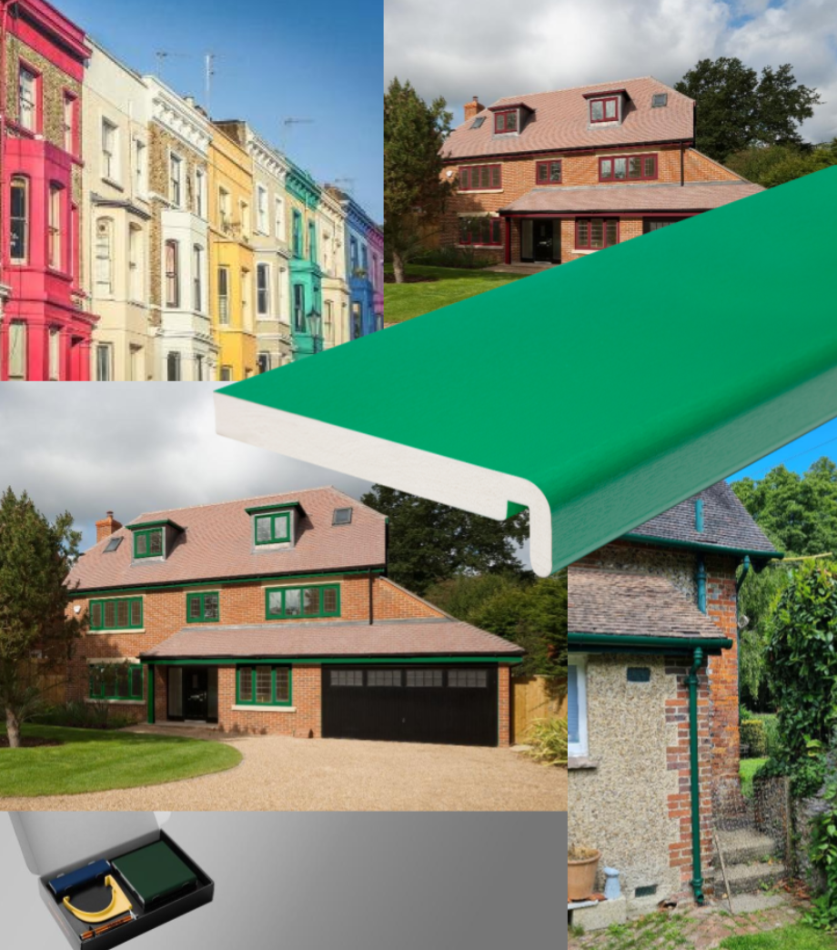 Choosing coloured fascia and soffit